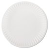 Ajm Packaging Paper Plate, 9", White, PK10 10100